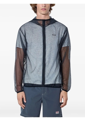 Metalwood Studio mesh hooded jacket - Black