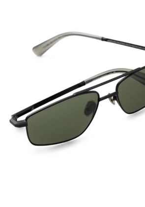 AllSaints geometric-frame double-bridge sunglasses - Black