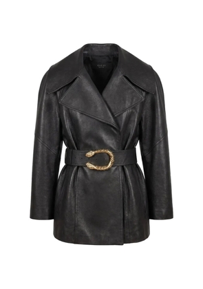 Gucci Dionysus leather jacket - Black