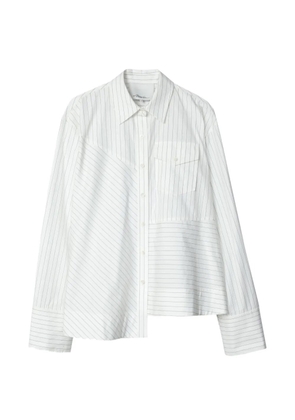 3.1 Phillip Lim asymmetric striped shirt - White