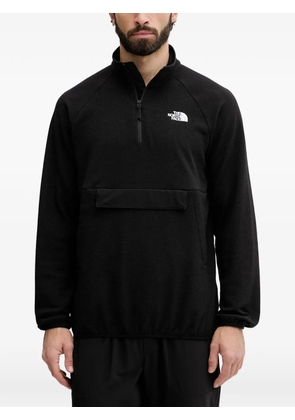 The North Face Kecha waffle-knit half-zip sweatshirt - Black