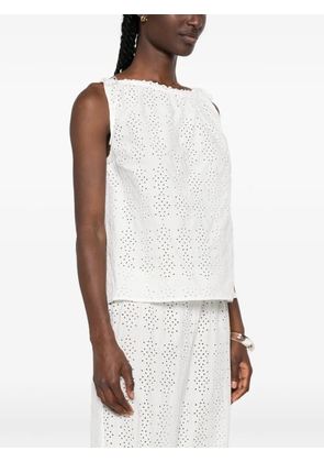 Posse Harriet broderie-anglaise blouse - White