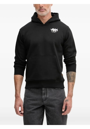 Alpha Industries Alpha Signature pouch-pocket hoodie - Black