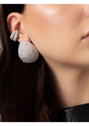 Paola Sighinolfi beaded drop earrings - Silver