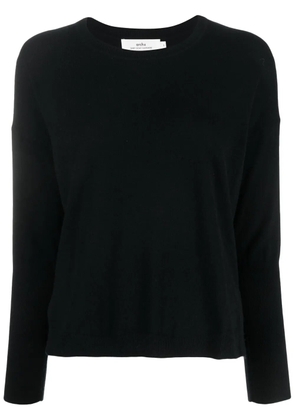arch4 fine-knit crew-neck jumper - Black