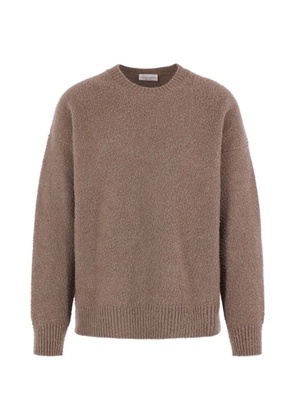 Roberto Collina crew-neck wool sweater - Brown