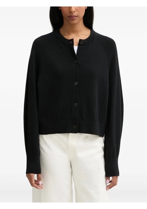 Marc O'Polo raglan-sleeve button-up cardigan - Black