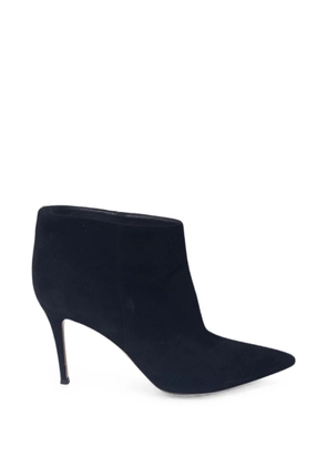 Gianvito Rossi stiletto pointed-toe ankle boots - Black