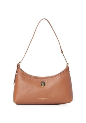 Kurt Geiger London eagle-plaque leather shoulder bag - Neutrals