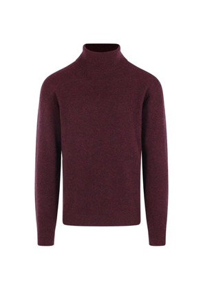 Roberto Collina high-neck long-sleeve sweater - Red