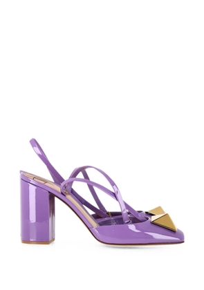 Valentino Garavani Pre-Owned One Stud ankle strap pumps - Purple