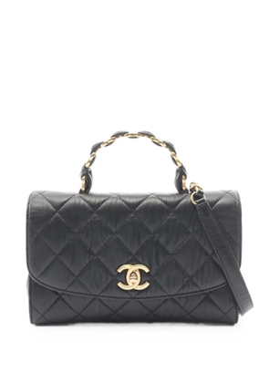 CHANEL Pre-Owned 2021-2022 quilted tote bag - Black