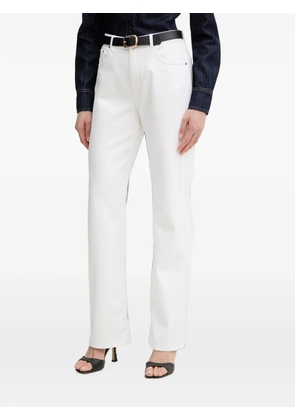 Trussardi logo-patch jeans - White