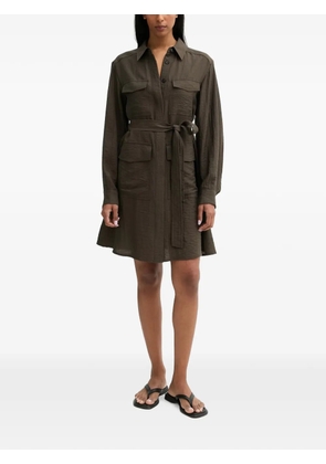 Marc O'Polo belted cargo mini dress - Green