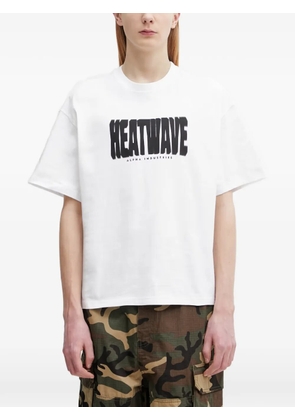 Alpha Industries Heatwave logo-print T-shirt - White
