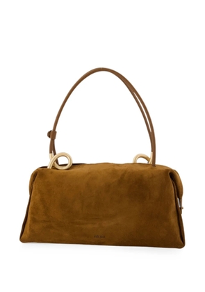 Cult Gaia Azariah suede shoulder bag - Brown