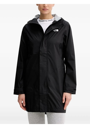The North Face hooded ripstop packable parka coat - Black