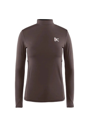 District Vision high-neck long-sleeve T-shirt - Brown