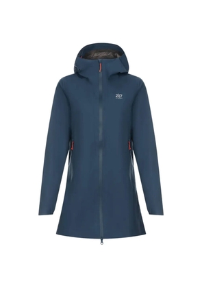 2117 of Sweden Markitta zip-fastening hooded coat - Blue