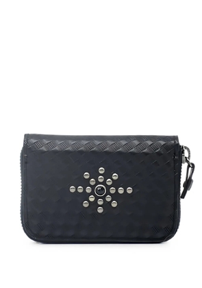 Htc Los Angeles small stud-embellished wallet - Black