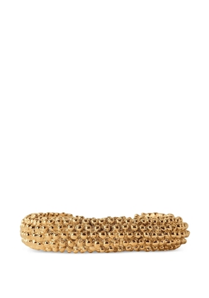 Paola Sighinolfi Royal textured cuff bracelet - Gold