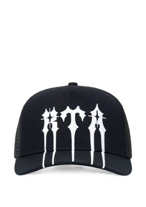 RTA Gideon logo-print trucker hat - Black
