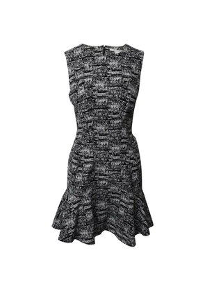 Diane Von Furstenberg Vintage Jaelyn ruffle-hem dress - Black