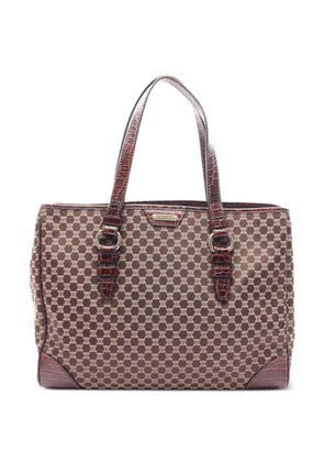 Celine Pre-Owned 2010s Macadam tote bag - Brown