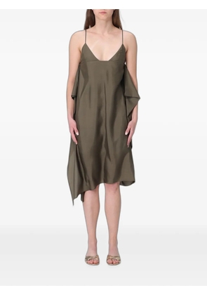 Ter Et Bantine asymmetric draped dress - Green