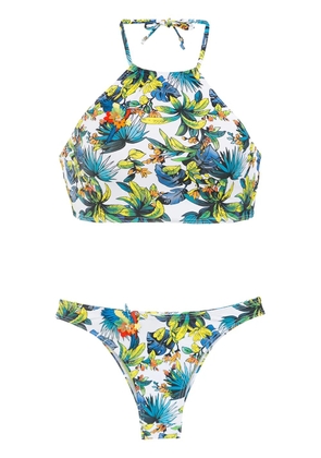 Amir Slama printed bikini - White