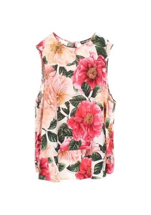 Dolce & Gabbana Pre-Owned floral-print sleeveless top - Neutrals