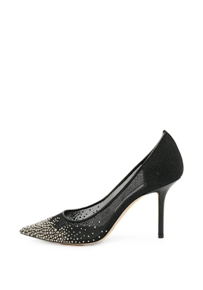 Jimmy Choo Pre-Owned Love 65 crystal-embellished pumps - Black