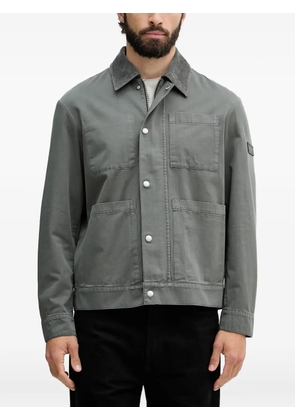 Marc O'Polo corduroy-collar patch-pocket jacket - Green