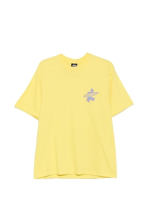Stüssy Dot Surf graphic-print T-shirt - Yellow