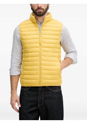 Benetton quilted high-neck gilet - Yellow