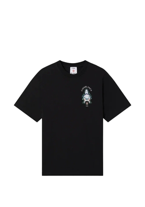Casablanca Hotel Emblem graphic-print T-shirt - Black