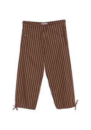 Études Studio striped drawstring trousers - Brown