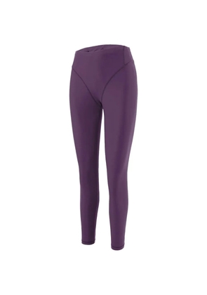 District Vision zip-pocket leggings - Purple