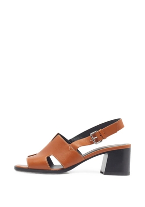 Hermès Pre-Owned Elbe H-cut sandals - Brown