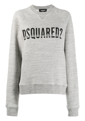 DSQUARED2 logo print sweatshirt - Grey