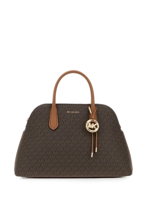 Michael Michael Kors logo-pattern tote bag - Brown