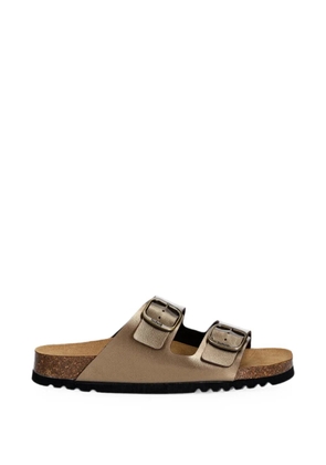 Scholl Josephine buckle-fastening slides - Gold