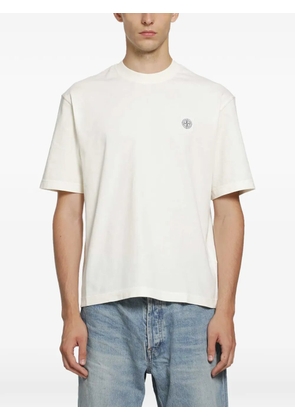 Stone Island logo-patch T-shirt - Neutrals