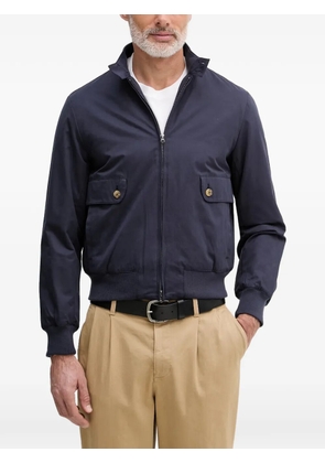 Benetton high-neck zip-up bomber jacket - Blue
