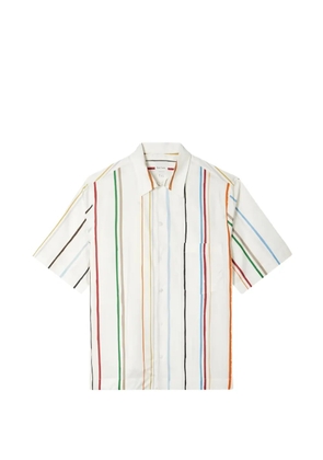 Paul Smith Painted Signature Stripe short-sleeve shirt - White