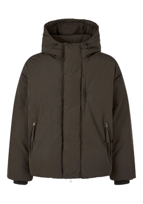 TOMBOY hooded padded jacket - Brown