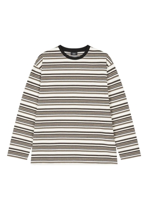 TOMBOY stripe ringer long-sleeve T-shirt - Neutrals