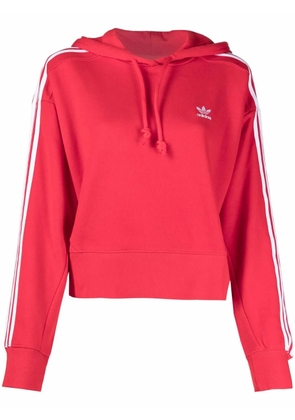 adidas Adicolor cropped hoodie - Red