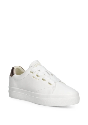 Gant Avona logo-print lace-up sneakers - White