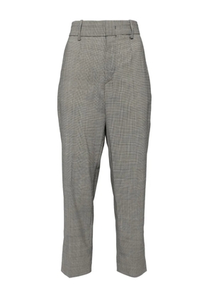 ISABEL MARANT prince-of-wales check trousers - Grey